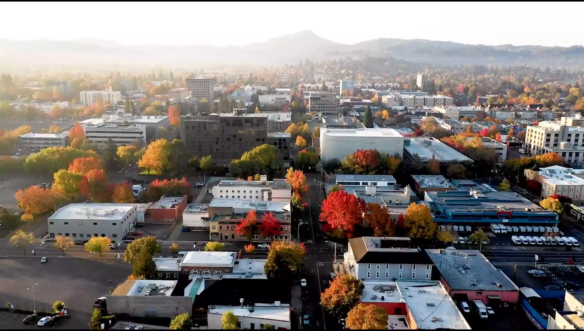 Eugene and the surrounding Willamette Valley